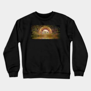 Northern Lands-Stones in the Forest Reflections Crewneck Sweatshirt